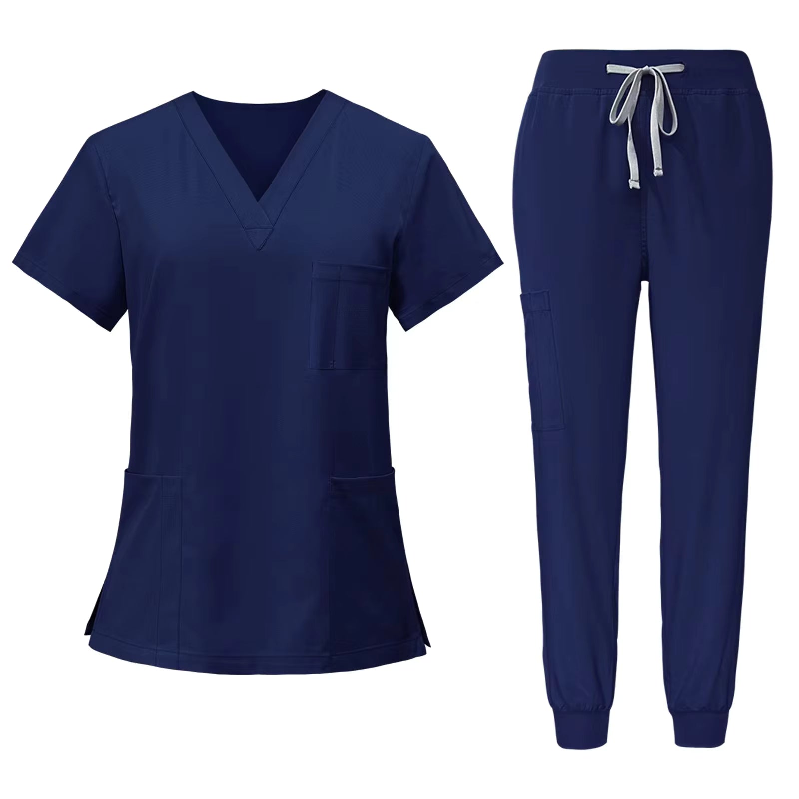 Navy bleu 2-Piece Nurse Scrub Set | Comfortable Medical Uniform for Healthcare Workers (Copy)